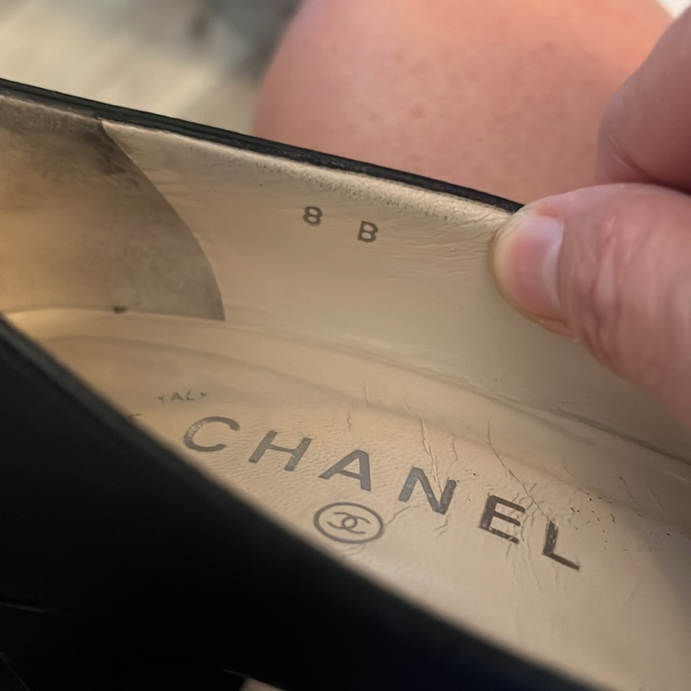 ๐ 1 hour sale. Chanel, size 8, Black Women's Heels - Picture 12 of 13